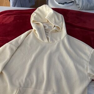 Cream Hooded Sweater